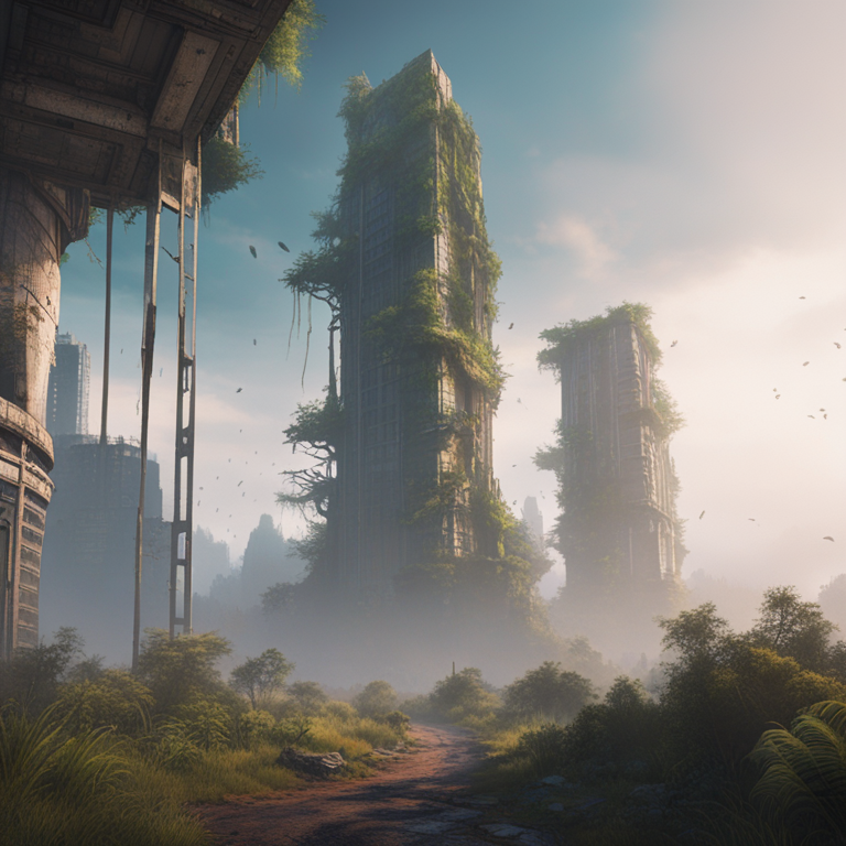 Заброшенный мегаполис